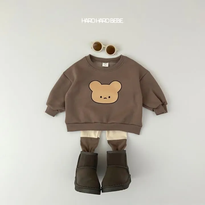 Haro Haro - Korean Children Fashion - #littlefashionista - Friend Fleece Top Bottom Set - 9