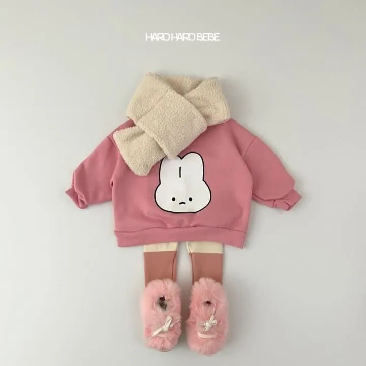 Haro Haro - Korean Children Fashion - #magicofchildhood - Friend Fleece Top Bottom Set - 10