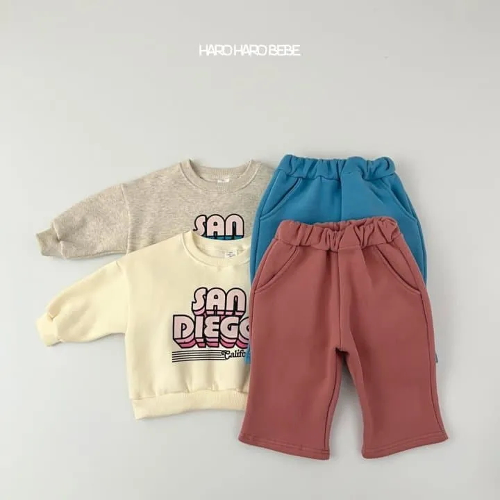 Haro Haro - Korean Children Fashion - #minifashionista - San Diego Fleece Top Bottom Set - 2