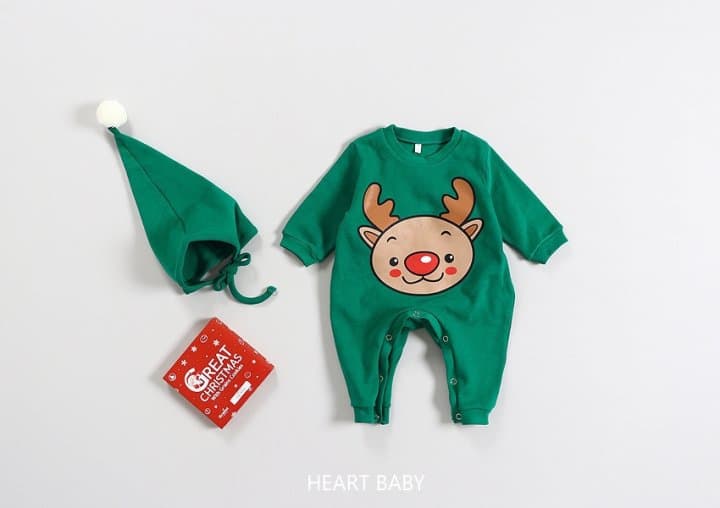 Heart Baby - Korean Baby Fashion - #babyboutiqueclothing - Christmas Cone Suit Set - 7