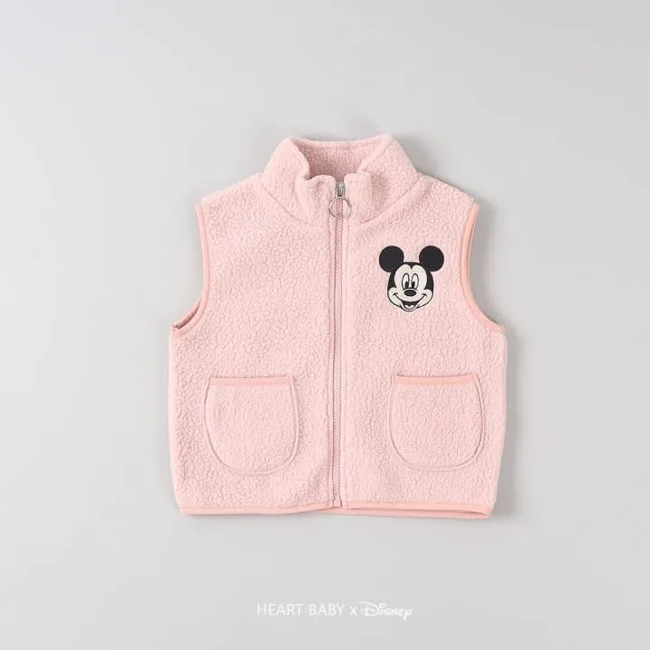 Heart Baby - Korean Children Fashion - #childofig - M Fleece Vest - 9