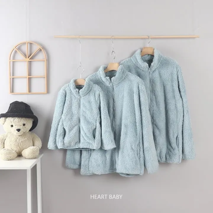 Heart Baby - Korean Children Fashion - #childofig - Winter Soft Warm Fleece Jacket - 9