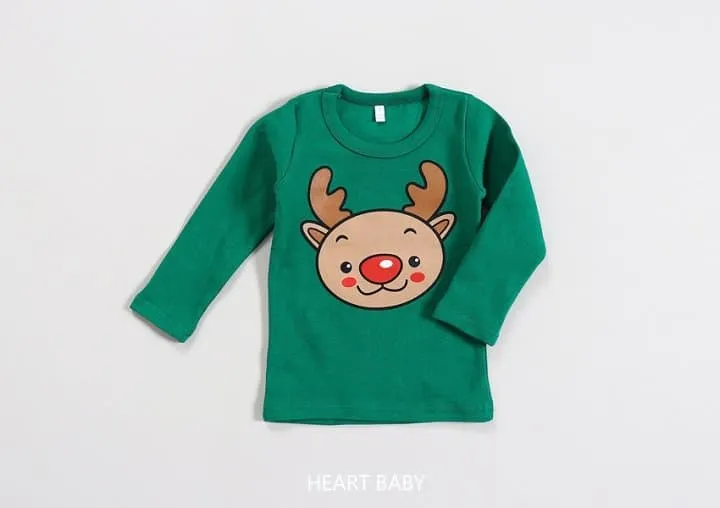 Heart Baby - Korean Children Fashion - #childrensboutique - Christmas Pajama - 9