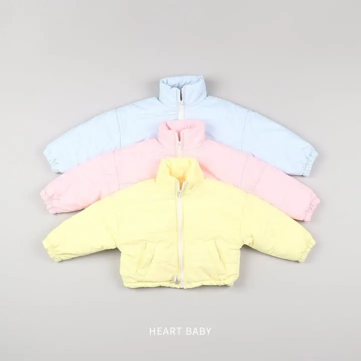 Heart Baby - Korean Children Fashion - #discoveringself - Cotton Candy Padded Jacket