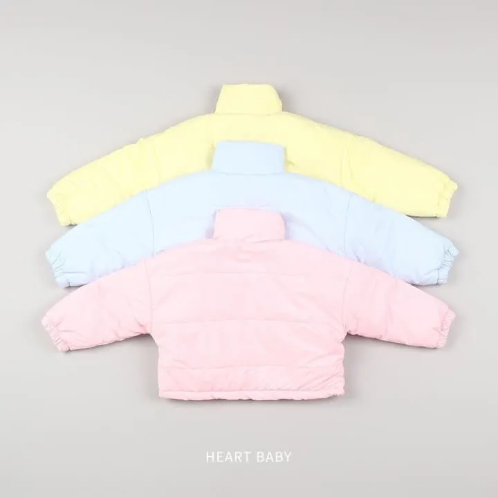 Heart Baby - Korean Children Fashion - #fashionkids - Cotton Candy Padded Jacket - 2