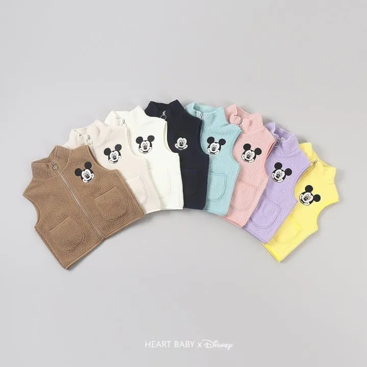 Heart Baby - Korean Children Fashion - #kidsshorts - M Fleece Vest