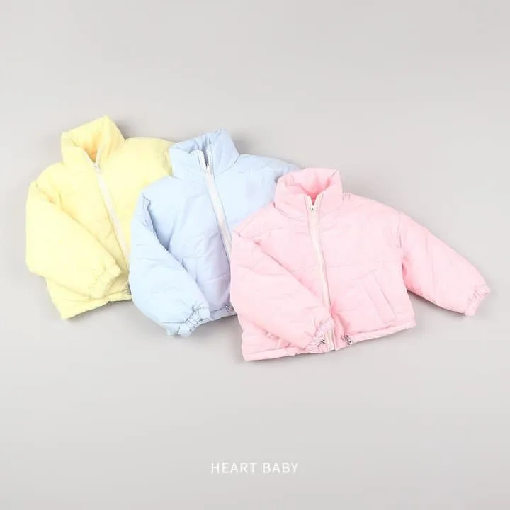 Heart Baby - Korean Children Fashion - #kidzfashiontrend - Cotton Candy Padded Jacket - 5