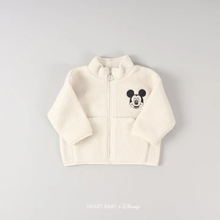 Heart Baby - Korean Children Fashion - #minifashionista - M Fleece Jacket - 8