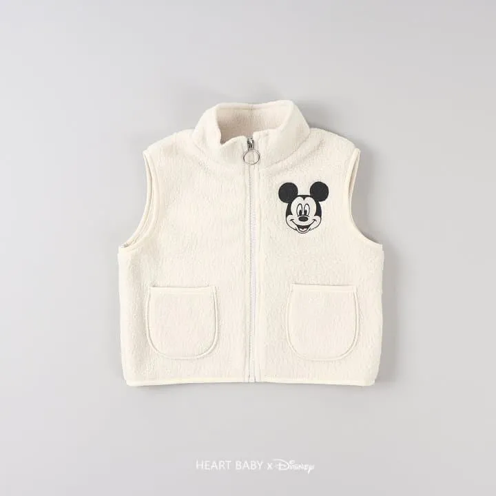 Heart Baby - Korean Children Fashion - #minifashionista - M Fleece Vest - 7