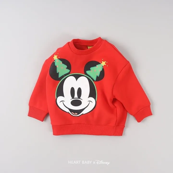 Heart Baby - Korean Children Fashion - #todddlerfashion - M Tree Fleece Sweatshirt - 7