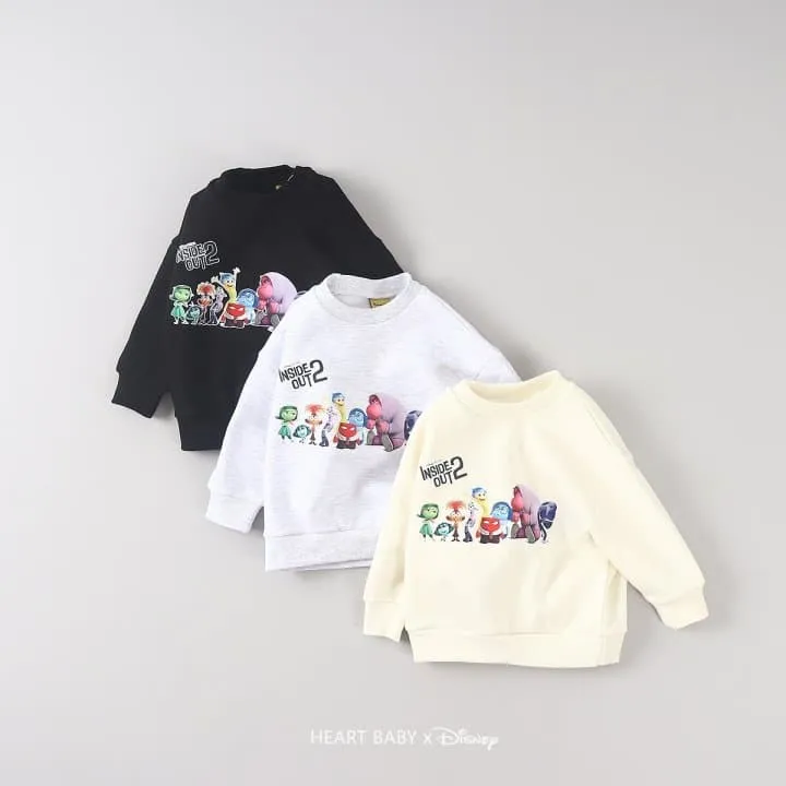 Heart Baby - Korean Children Fashion - #todddlerfashion - Inside Brushed Sweatshirt - 2