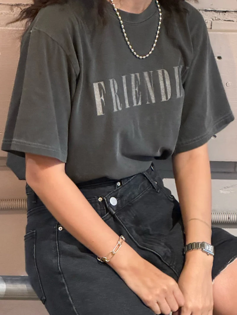 Heil - Korean Women Fashion - #momslook - Friendly Tee