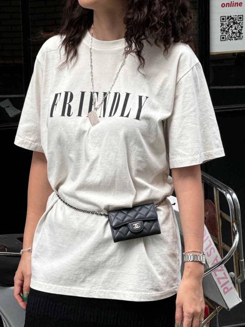 Heil - Korean Women Fashion - #momslook - Friendly Tee - 3