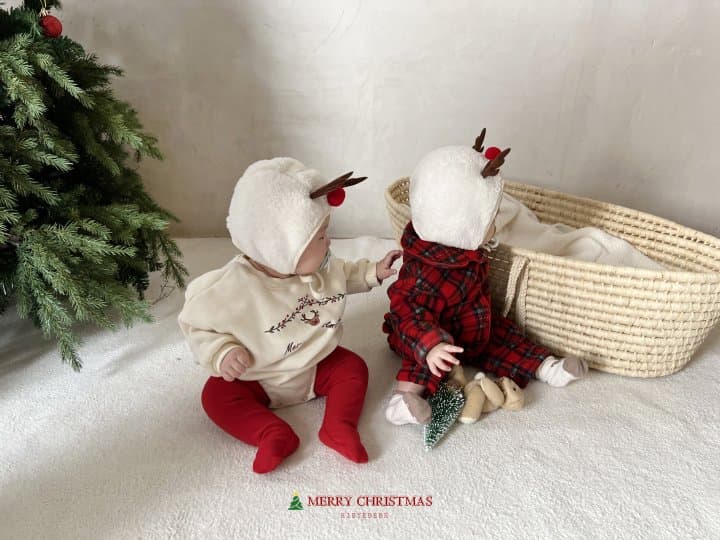 Hi Byebebe - Korean Baby Fashion - #babyboutique - Bebe Christmas Rudolph Bonnet - 6