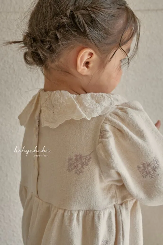 Hi Byebebe - Korean Baby Fashion - #babyboutiqueclothing - Coco Flower Embroidery Suit - 5