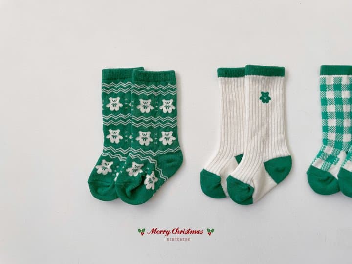 Hi Byebebe - Korean Baby Fashion - #babyboutiqueclothing - Bebe Christmas Socks (set of 3) - 11