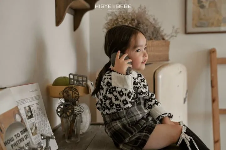 Hi Byebebe - Korean Baby Fashion - #babyfever - Jagguard Knit Set - 7