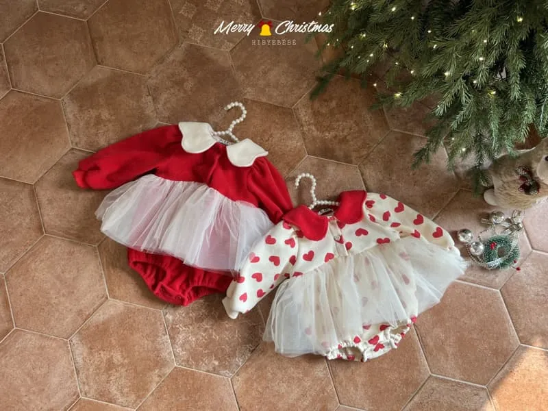 Hi Byebebe - Korean Baby Fashion - #babyfever - Merry Fairy Bodysuit - Red - 11