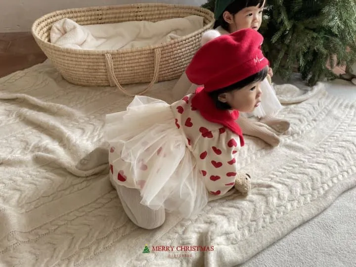 Hi Byebebe - Korean Baby Fashion - #babyoninstagram - Merry Fairy Bodysuit - Heart - 6