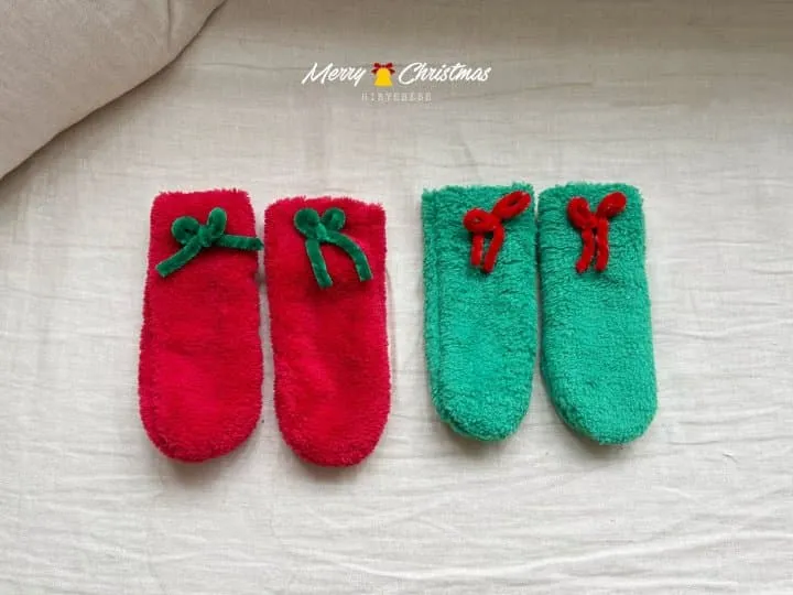 Hi Byebebe - Korean Baby Fashion - #babyoninstagram - Bebe Christmas Dumble Socks - 4