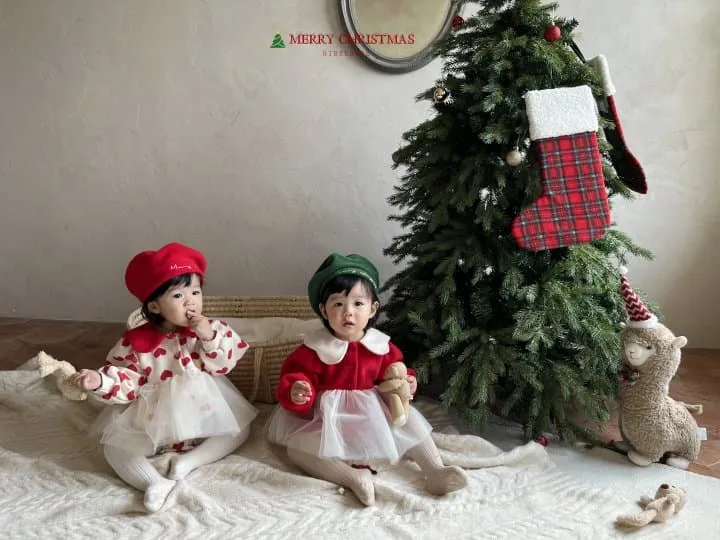 Hi Byebebe - Korean Baby Fashion - #babywear - Merry Fairy Bodysuit - Red - 4