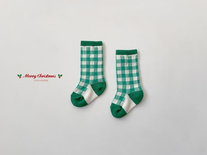 Hi Byebebe - Korean Baby Fashion - #onlinebabyshop - Bebe Christmas Socks (set of 3) - 8