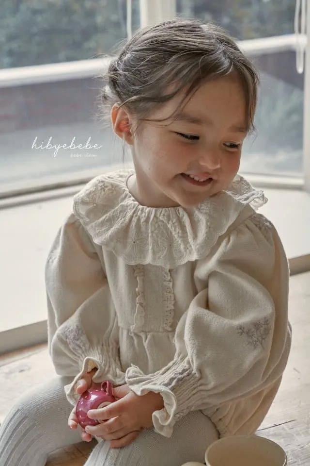 Hi Byebebe - Korean Baby Fashion - #smilingbaby - Coco Flower Embroidery Suit - 3