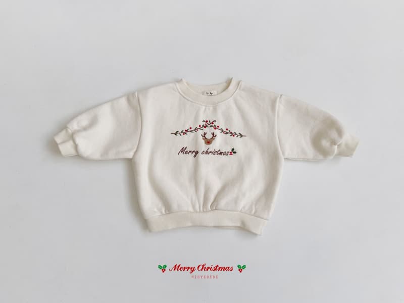 Hi Byebebe - Korean Children Fashion - #childrensboutique - Rudolph Embroidery Sweatshirts