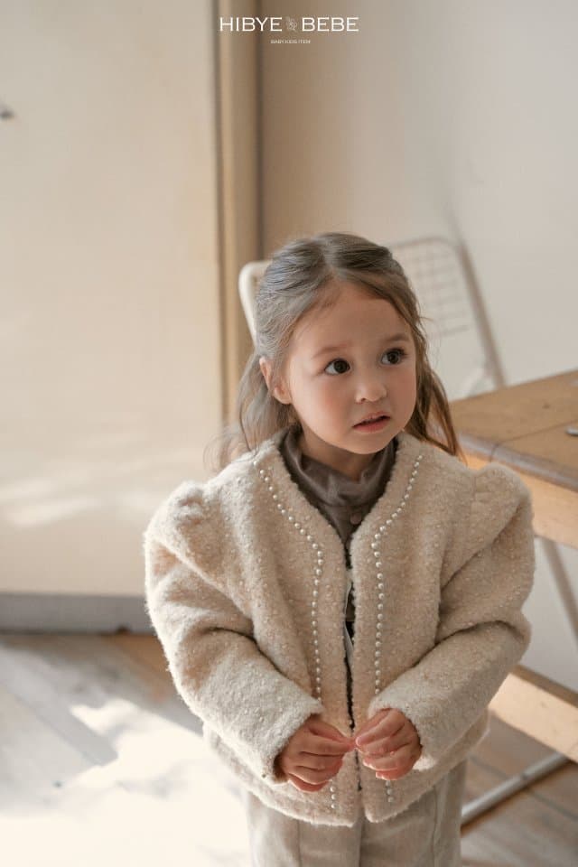 Hi Byebebe - Korean Children Fashion - #discoveringself - Pearl Tweed Jacket