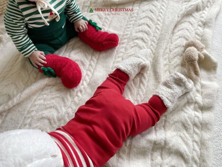 Hi Byebebe - Korean Children Fashion - #discoveringself - Bebe Santa Stripe Pajamas - 9