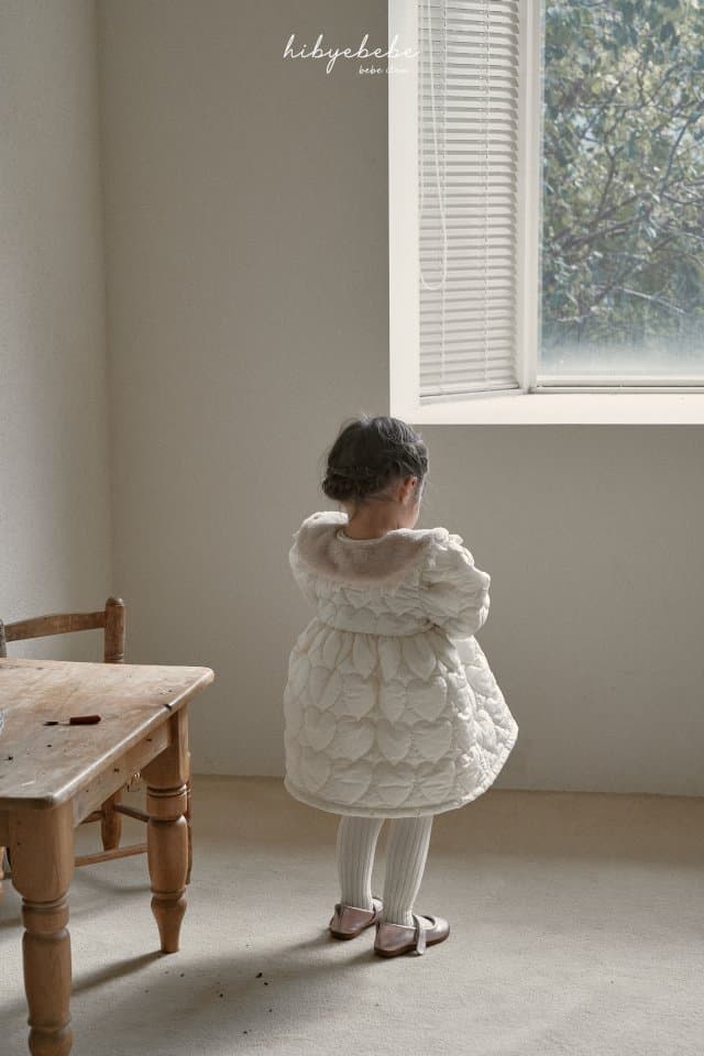 Hi Byebebe - Korean Children Fashion - #littlefashionista - Pure Heart Quilted Dress - 7