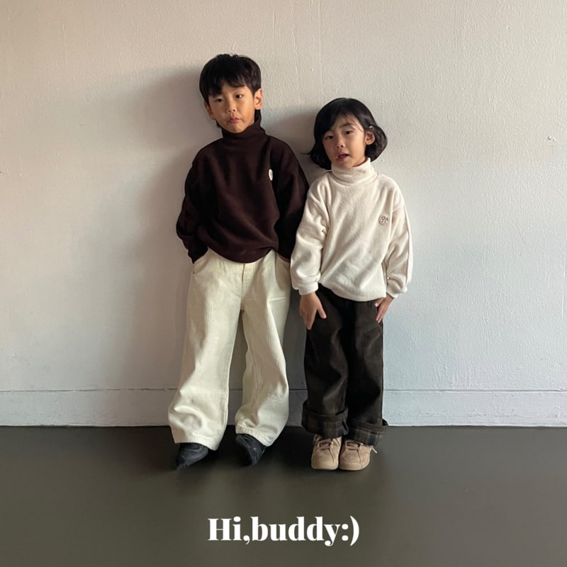 Hi buddy - Korean Children Fashion - #kidzfashiontrend - Cozy Turtleneck Tee - 4