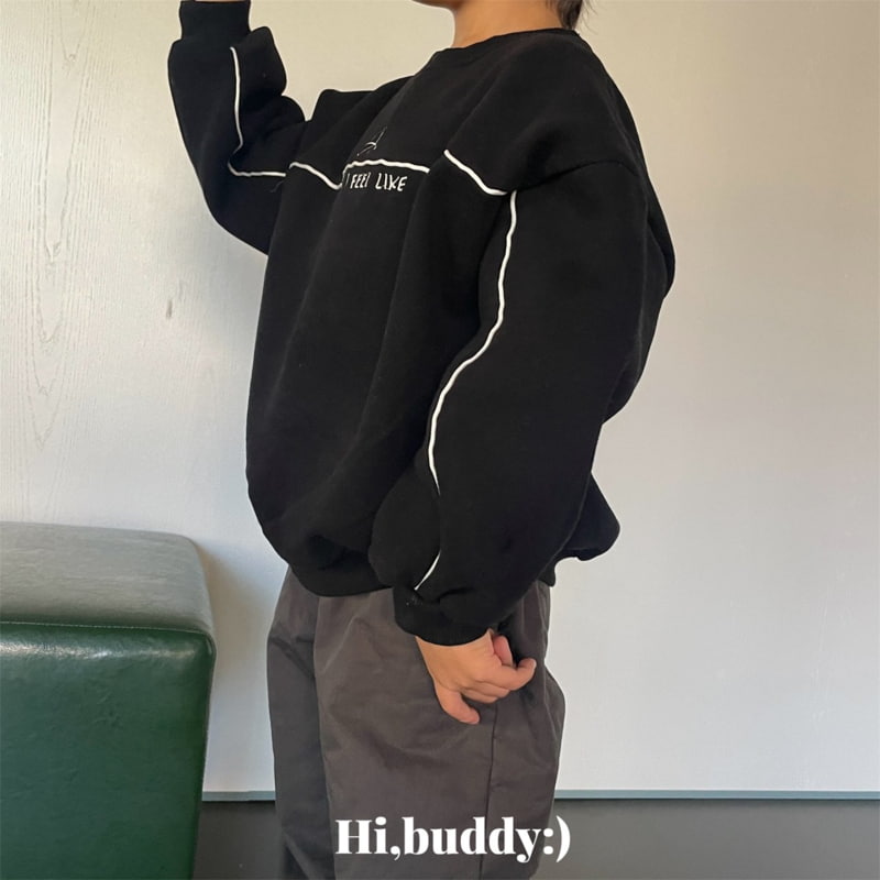 Hi buddy - Korean Children Fashion - #Kfashion4kids - Strap Sweatshirt - 6