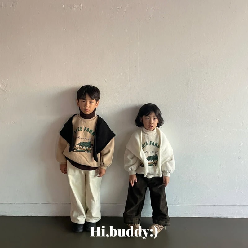 Hi buddy - Korean Children Fashion - #childofig - Tree Farm Sweatshirt - 8