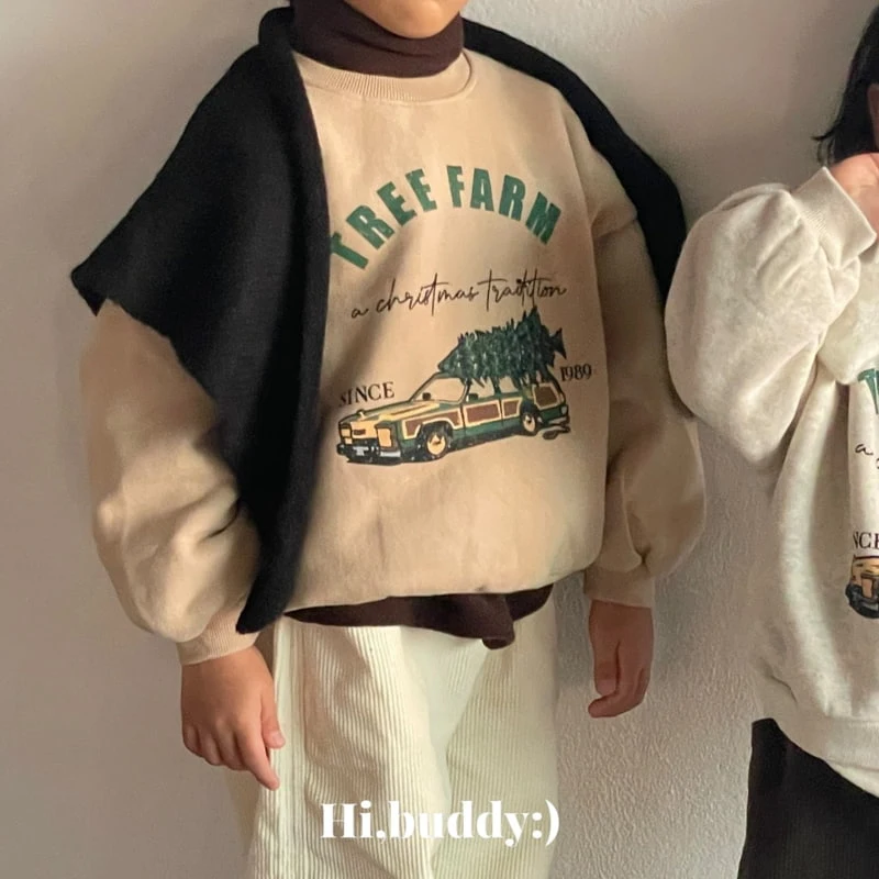 Hi buddy - Korean Children Fashion - #childrensboutique - Tree Farm Sweatshirt - 10