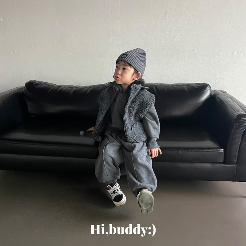 Hi buddy - Korean Children Fashion - #childrensboutique - Terry Pintuck Jogger Pants - 6