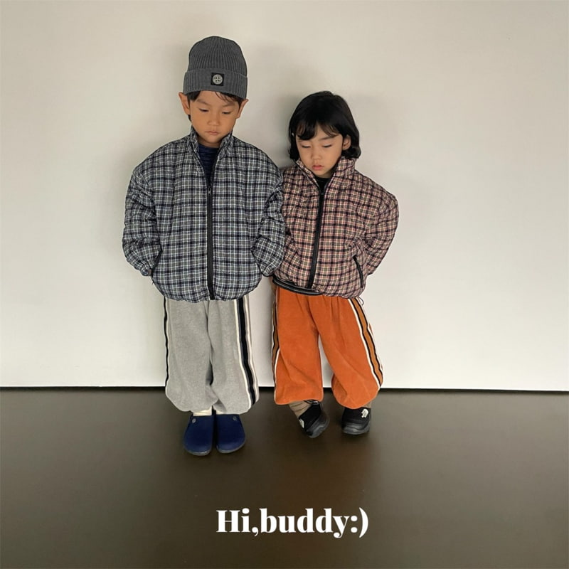 Hi buddy - Korean Children Fashion - #childofig - Check Padding - 4