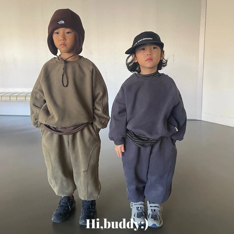 Hi buddy - Korean Children Fashion - #childrensboutique - Warm Cut Sweatshirt - 3