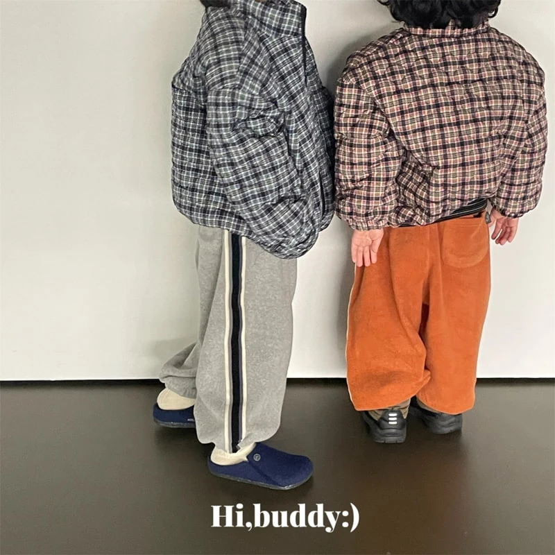 Hi buddy - Korean Children Fashion - #designkidswear - Tape Jogger Pants - 8