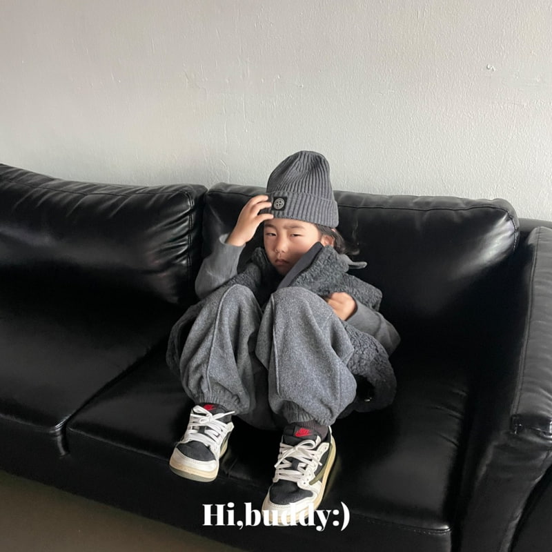 Hi buddy - Korean Children Fashion - #designkidswear - Terry Pintuck Jogger Pants - 7