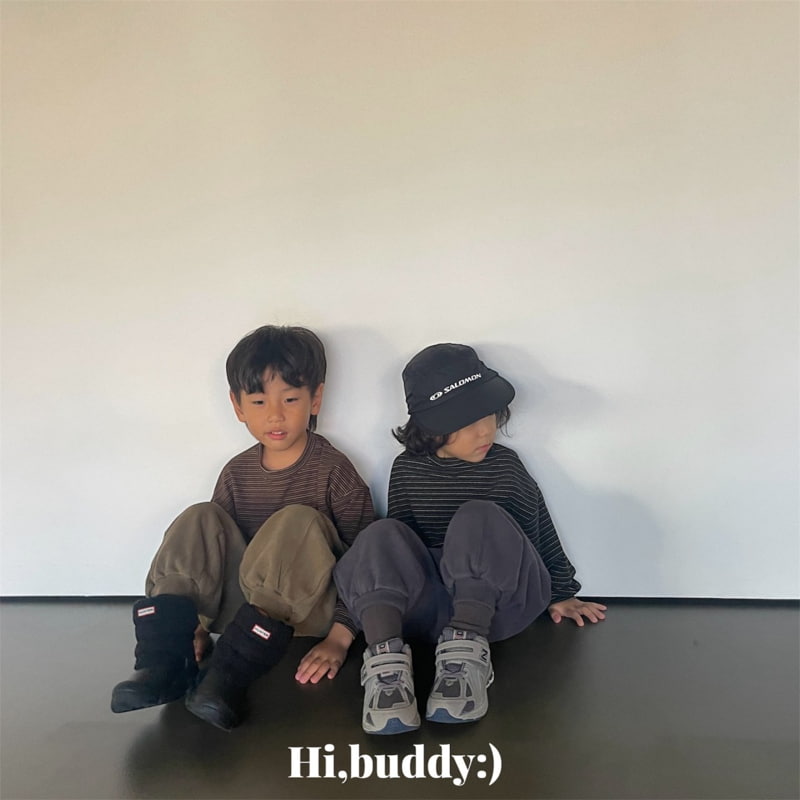 Hi buddy - Korean Children Fashion - #designkidswear - Winter Stripe Tee - 3