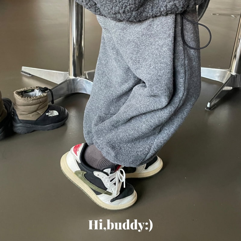 Hi buddy - Korean Children Fashion - #discoveringself - Terry Pintuck Jogger Pants - 8