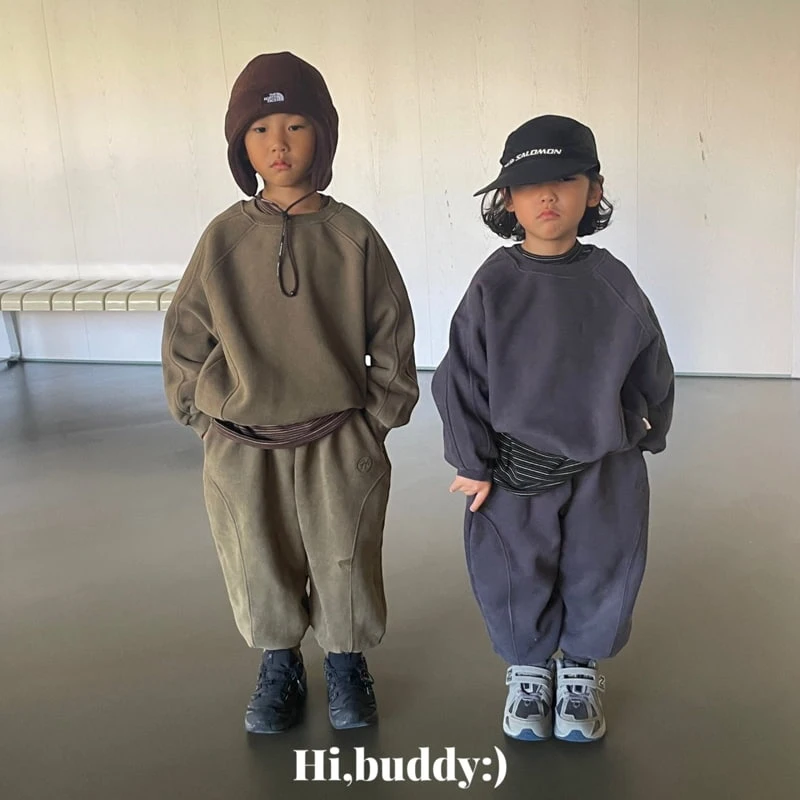 Hi buddy - Korean Children Fashion - #discoveringself - Warm Cut Sweatshirt - 5