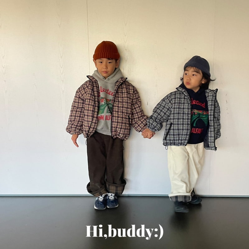 Hi buddy - Korean Children Fashion - #discoveringself - Picture Hood Top - 9