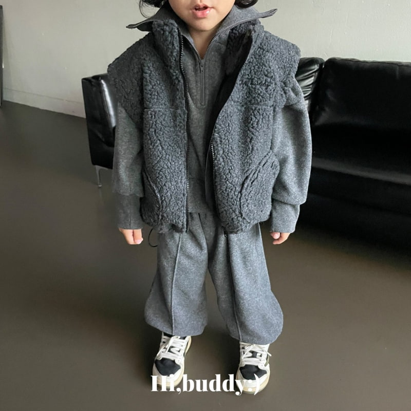 Hi buddy - Korean Children Fashion - #fashionkids - Terry Pintuck Jogger Pants - 9