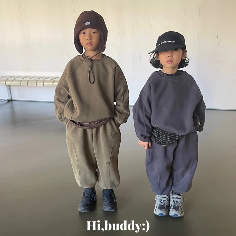 Hi buddy - Korean Children Fashion - #fashionkids - Warm Cut Sweatshirt - 6