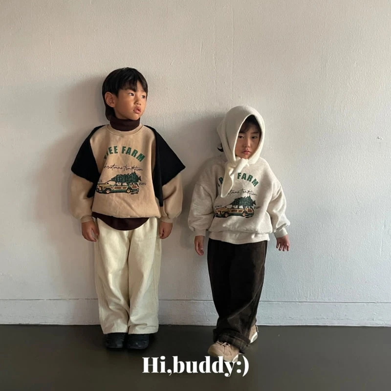 Hi buddy - Korean Children Fashion - #kidsstore - Tree Farm Sweatshirt