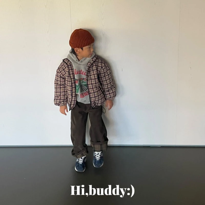 Hi buddy - Korean Children Fashion - #kidsstore - Check Padding - 9