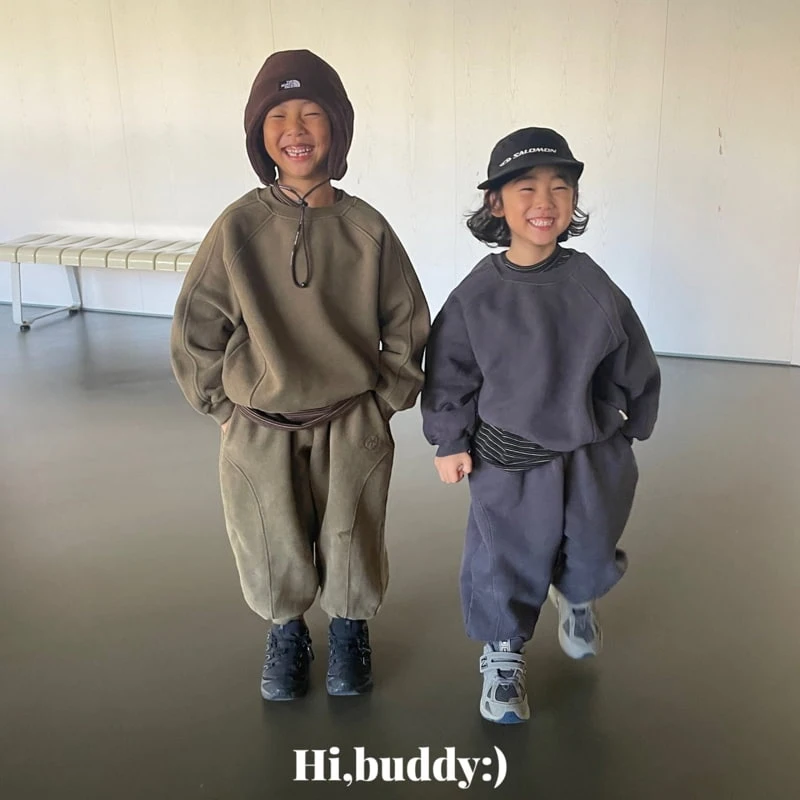 Hi buddy - Korean Children Fashion - #kidsstore - Warm Cut Sweatshirt - 8