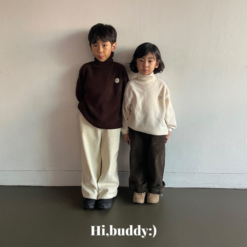 Hi buddy - Korean Children Fashion - #kidzfashiontrend - Cozy Turtleneck Tee - 3